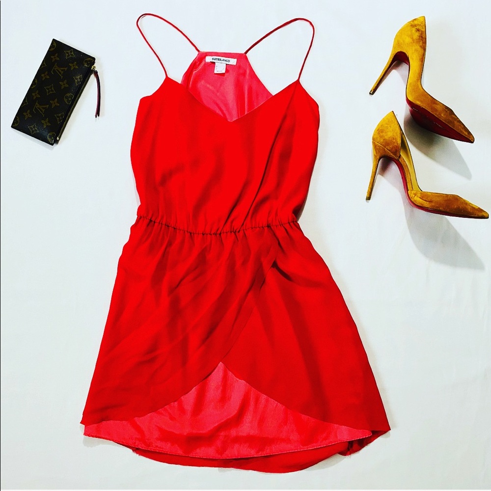 2/$24 SuiteBlanco Midi Dress